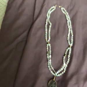 Vintage glass bead necklace